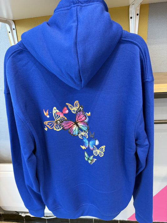 Sweat Capuche Papillon TXL